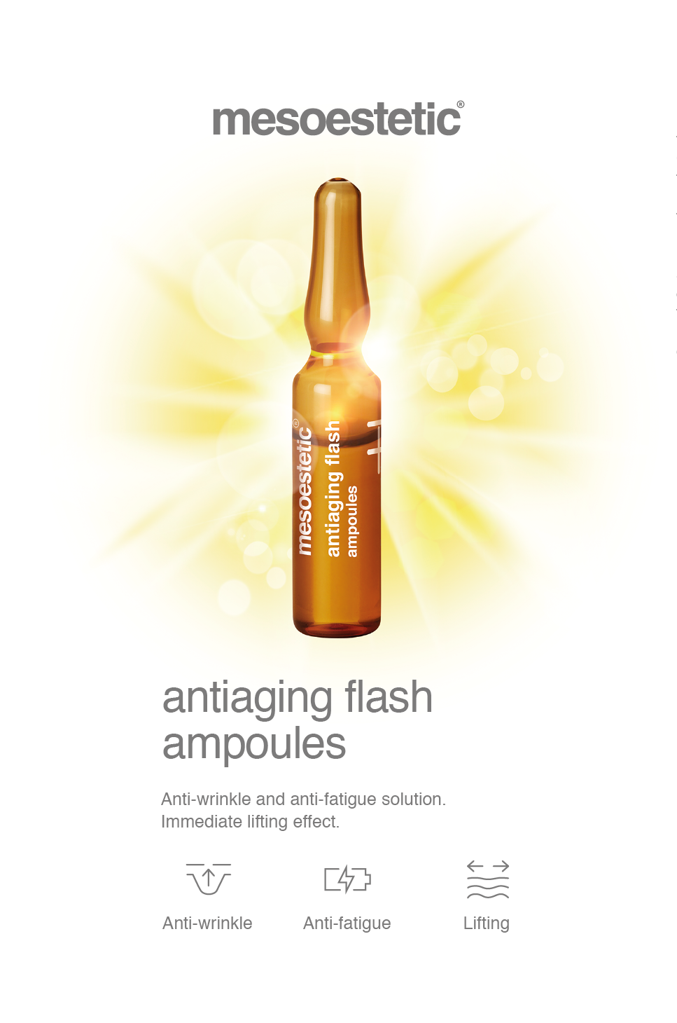 mesoestetic antiaging flash ampoules 10 x 2ml
