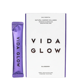 Vida Glow Natural Marine Collagen Sachets Blueberry