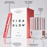 Vida Glow Natural Marine Collagen Sachets Peach