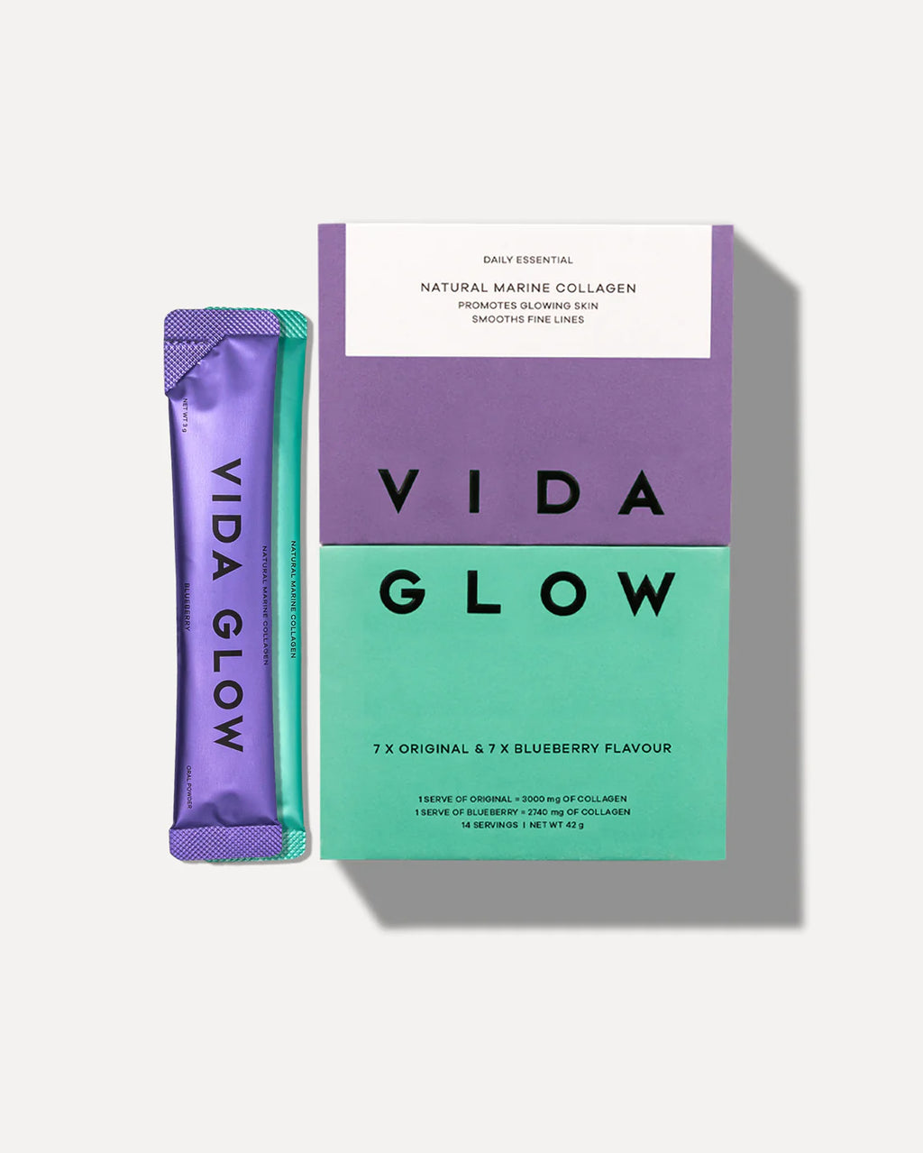 Vida Glow Mixed Natural Marine Collagen Trial Pack