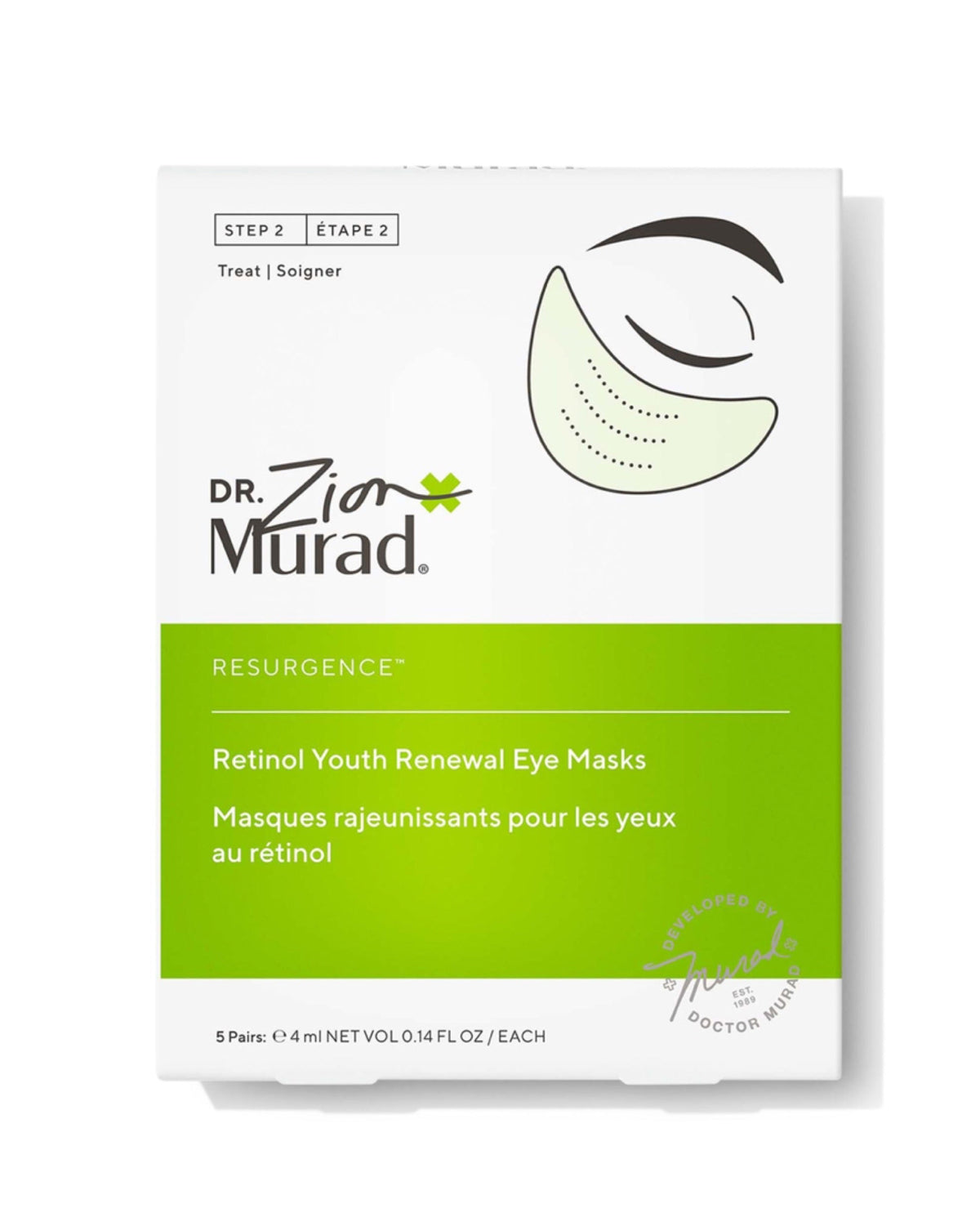 Murad x Dr. Zion Retinol Youth Renewal Eye Masks 5 pack