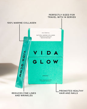 Vida Glow Natural Marine Collagen Trial Pack 14 Serves