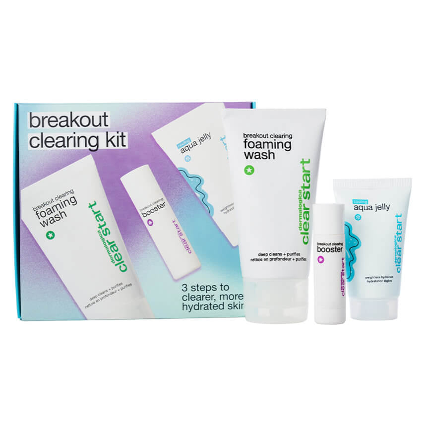 Dermalogica Clear Start Breakout Clearing Skin Kit 75ml 10ml 25ml