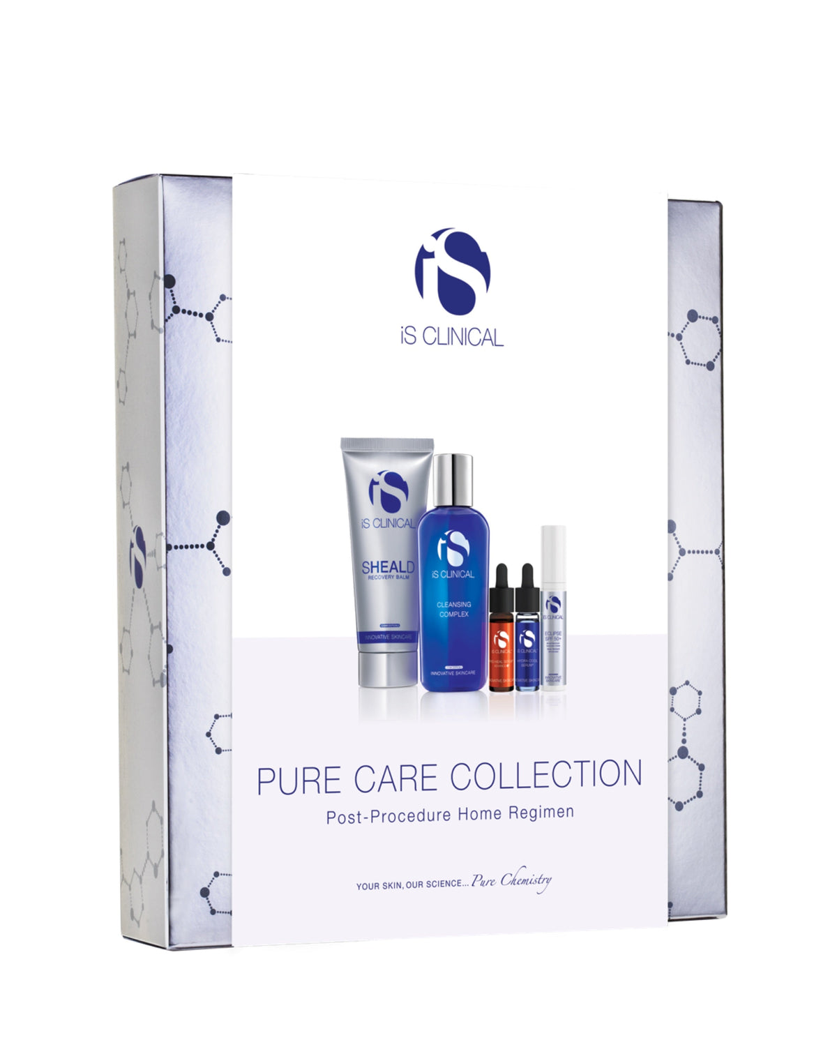iS Clinical Pure Care Collection - Post-Procedure Home Regimen 60ml, 60g, 3.75ml, 3.75ml, 10g